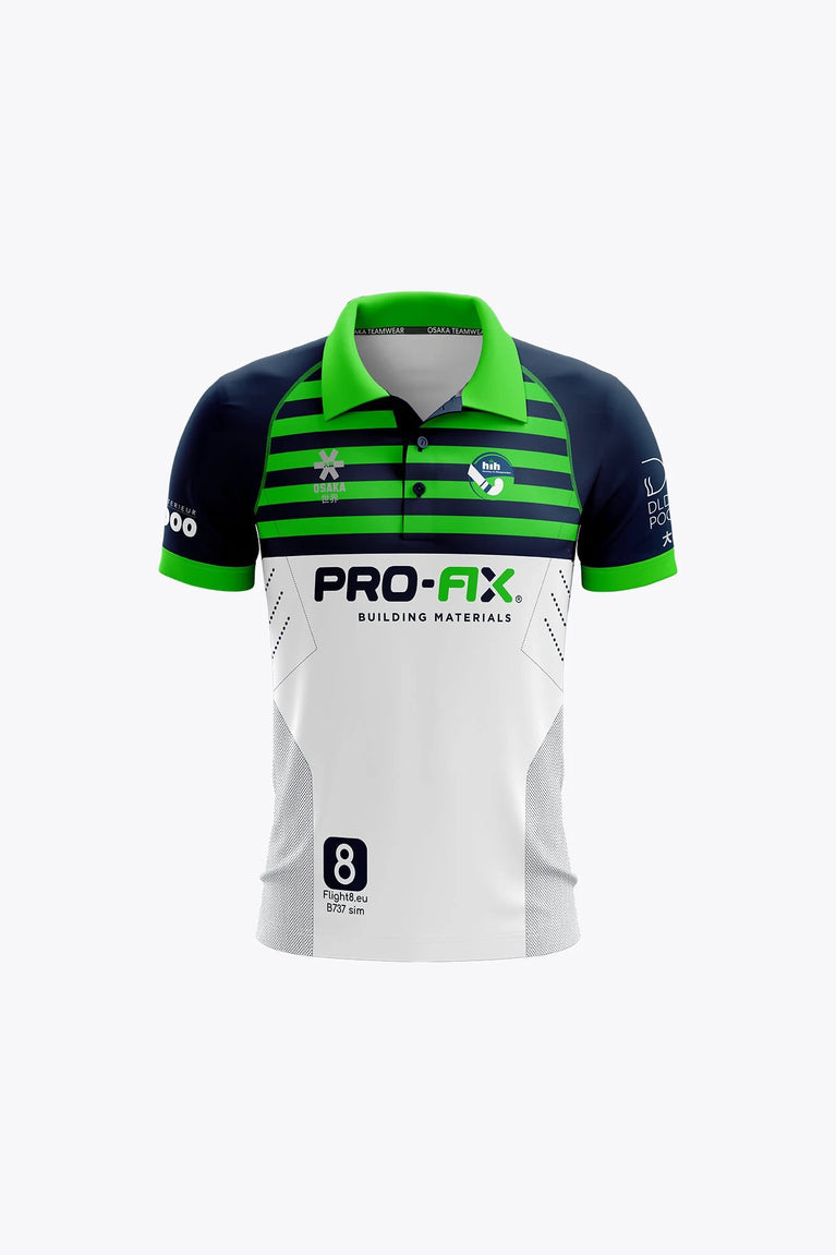 HOEGAARDEN Hoegaarden Kids Polo Jersey - Navy/Green/White - Sports Uniforms Training Range