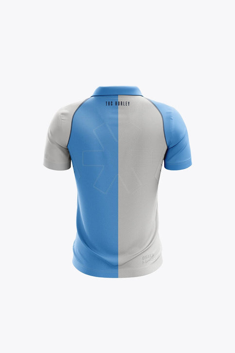 Hurley Deshi Polo Jersey - Sky Blue / Grey Hurley Hurley Deshi Polo Jersey - Sky Blue / Grey - Sports Uniforms Training Range