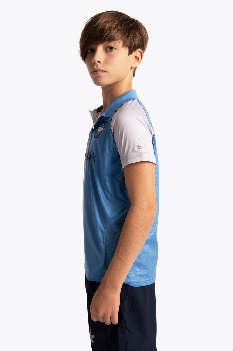 Hurley Deshi Polo Jersey - Sky Blue / Grey