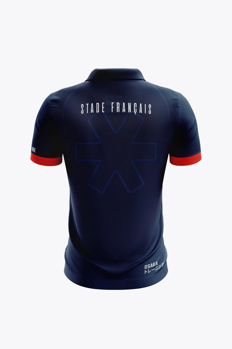 STADE FRANCAIS Stade Français Men Polo Jersey - Navy - Sports Uniforms Training Range