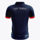 STADE FRANCAIS Stade Français Men Polo Jersey - Navy - Sports Uniforms Training Range