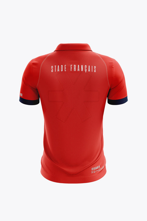 Stade Français Women Polo Jersey - Red