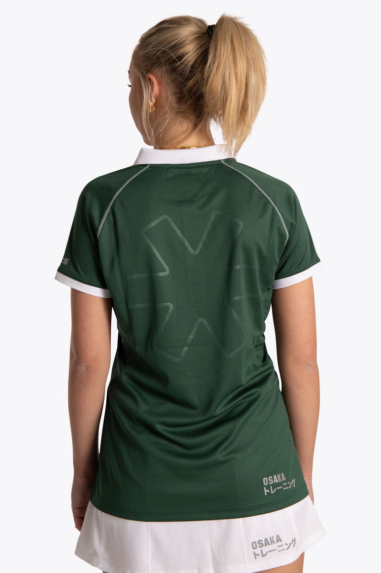 Uhlenhorst Uhlenhorst Women Polo Jersey - Dark Green - Sports Uniforms Training Range