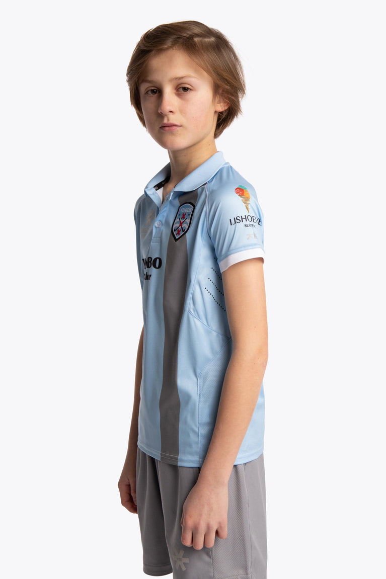 Xenios Xenios Deshi Polo Jersey - Light Blue / Grey - Sports Uniforms Training Range