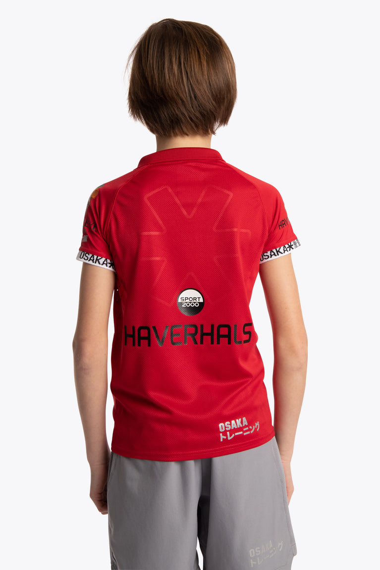 Xenios Xenios Deshi Polo Jersey - Red - Sports Uniforms Training Range