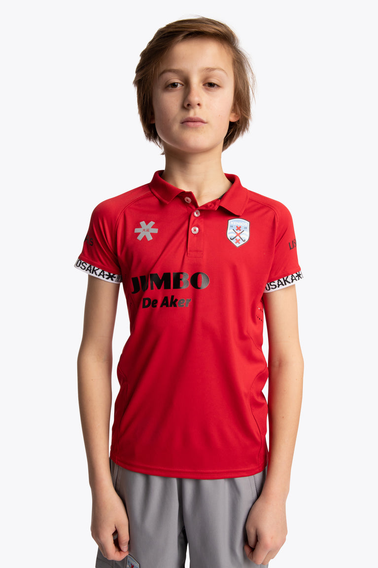 Xenios Xenios Deshi Polo Jersey - Red - Sports Uniforms Training Range