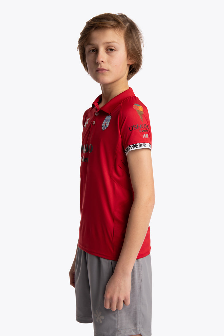 Xenios Xenios Deshi Polo Jersey - Red - Sports Uniforms Training Range