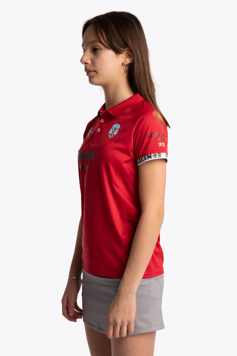 Xenios Xenios Deshi Polo Jersey - Red - Sports Uniforms Training Range