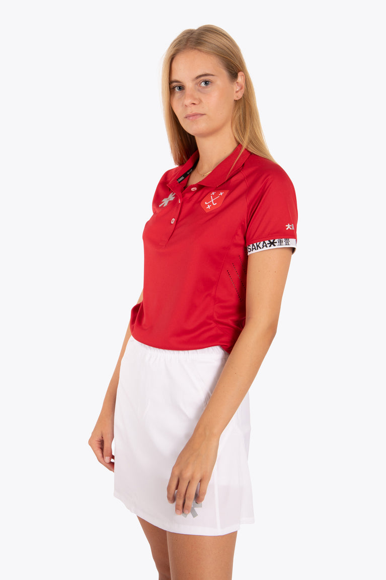 BH&BC Breda BH&BC Breda Women Polo Jersey - Red - Sports Uniforms Training Range