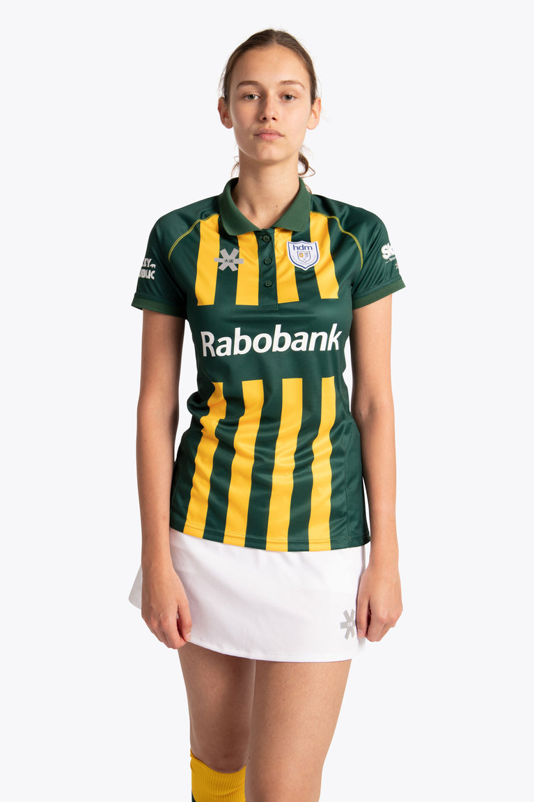 HDM Women Polo Jersey - Green / Yellow