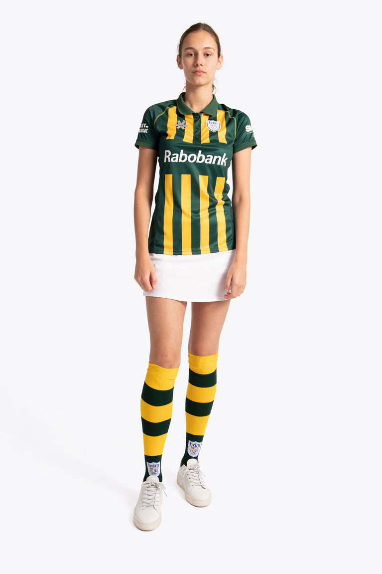 HDM Women Polo Jersey - Green / Yellow