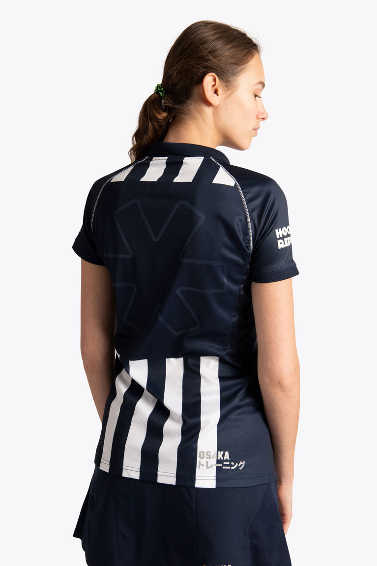 HDM HDM Women Polo Jersey - Navy / White - Sports Uniforms Training Range
