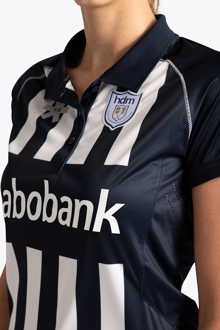 HDM HDM Women Polo Jersey - Navy / White - Sports Uniforms Training Range