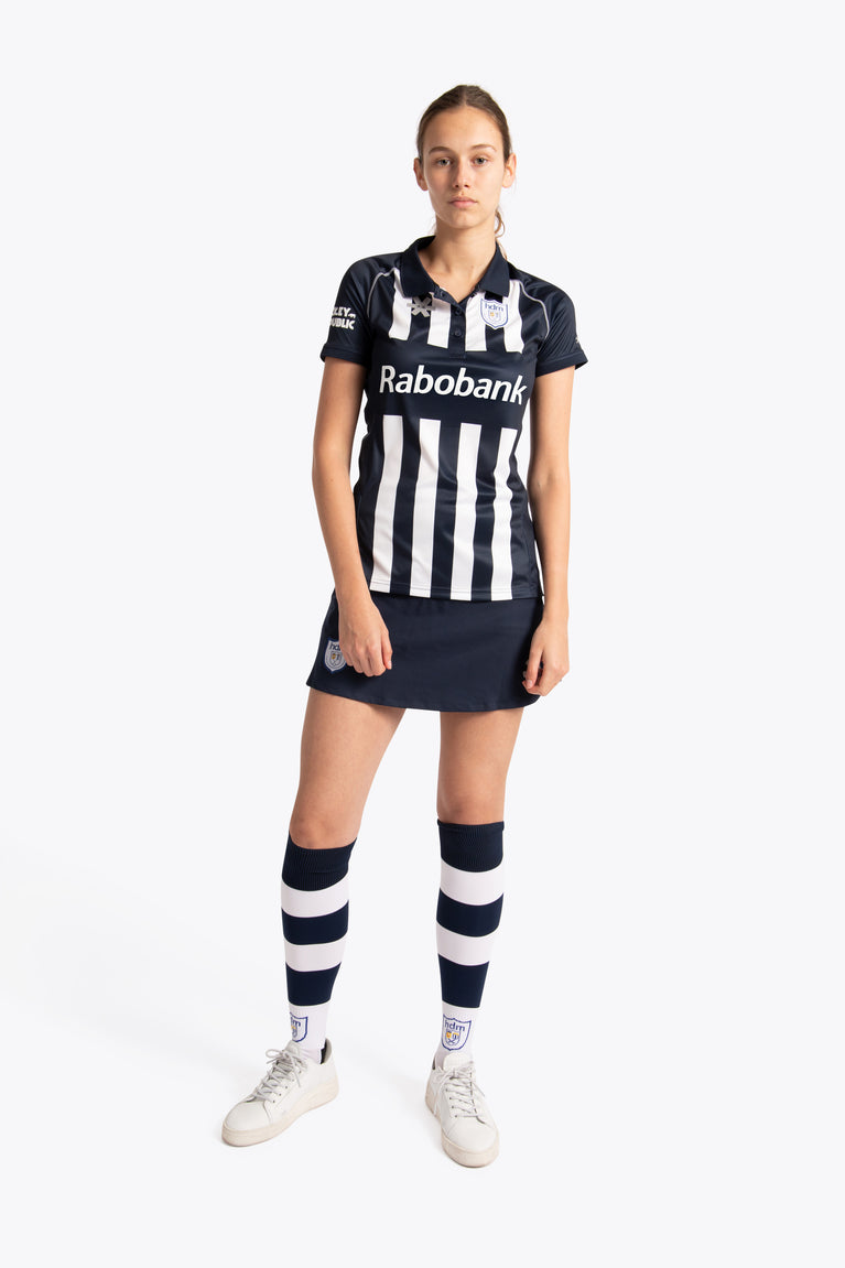 HDM Women Polo Jersey - Navy / White