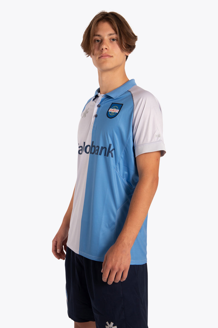 Hurley Men Polo Jersey - Sky Blue / Grey