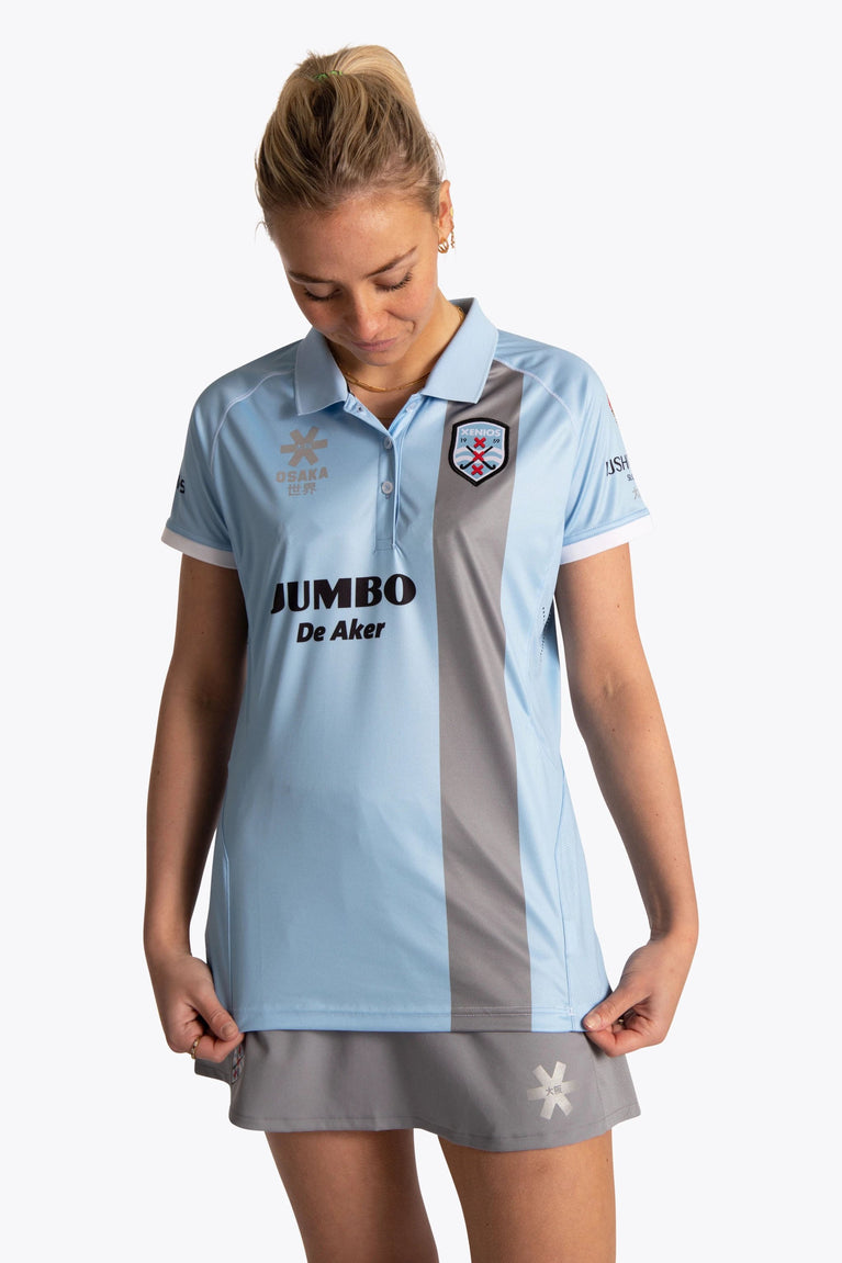 Xenios Xenios Women Polo Jersey - Light Blue / Grey - Sports Uniforms Training Range