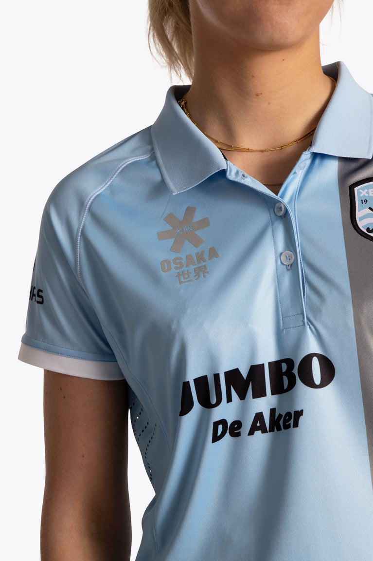 Xenios Xenios Women Polo Jersey - Light Blue / Grey - Sports Uniforms Training Range