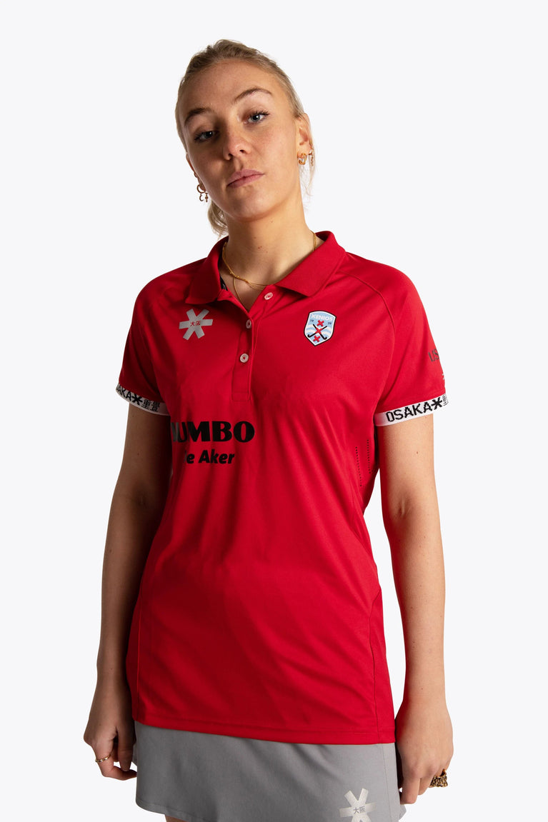 Xenios Xenios Women Polo Jersey - Red - Sports Uniforms Training Range