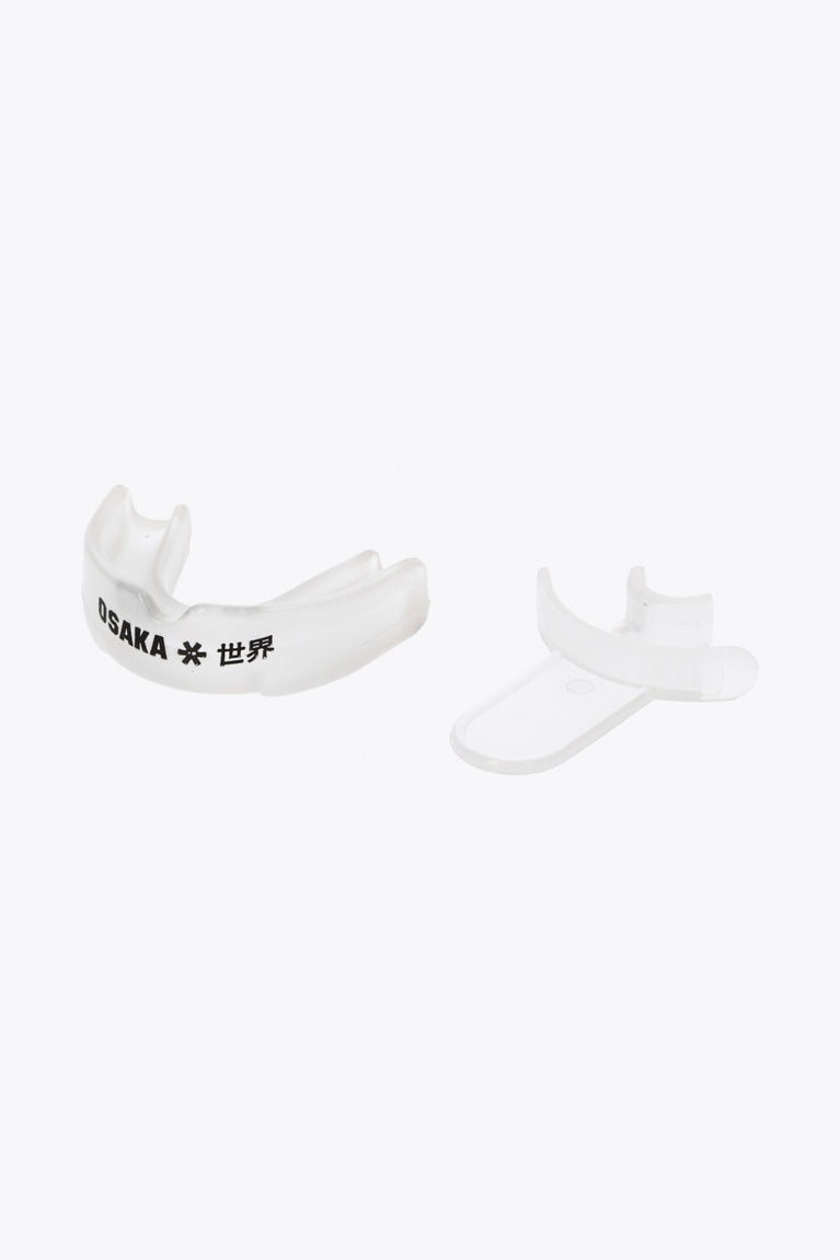 Osaka mouth guard with logo in black