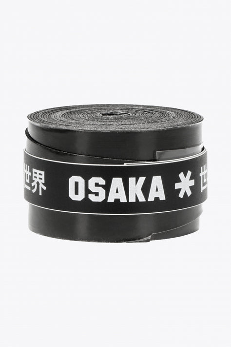Osaka overgrip black in packaging. Front view
