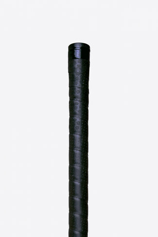 Osaka perforated black soft touch grip. on stick