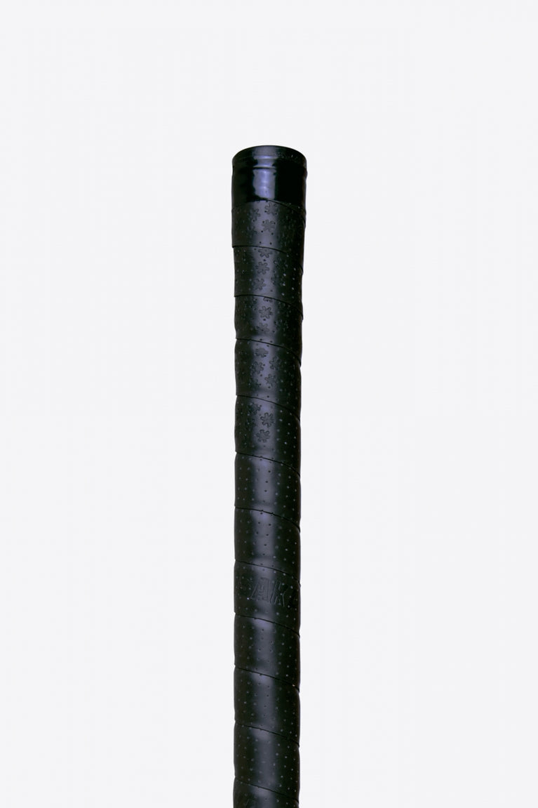 Osaka perforated black soft touch grip. on stick