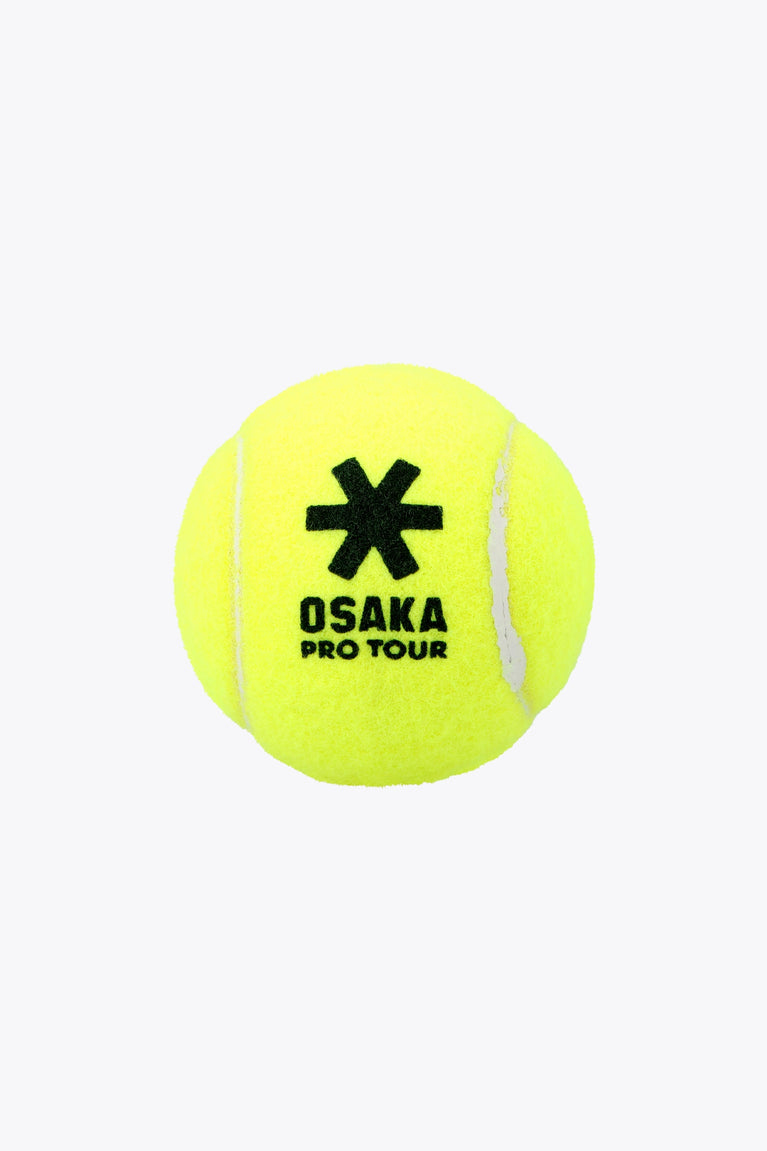 Osaka pro tour 3 padel ball with logo in black