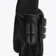 Left-hand hockey indoor glove, black full-foam wrist and oval knuckle padding.