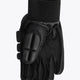 Right-hand hockey indoor glove, black padded finger and palm protection
