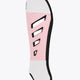 Yibbi Elite hockey shinguard, pastel pink side panel with black vented shell
