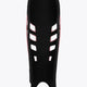 Yibbi Elite hockey shinguard, black shell with cutout vent design and foot guard