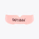 Pastel pink mouth guard with Yibbi logo on the front