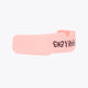 Pastel pink mouth guard with Yibbi logo side view