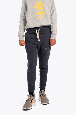 Farbige Kinder-Jogginghose Osaka kids sweatpants navy. Front view