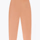 Osaka women sweatpants in peach with logo in white. Back flatlay view