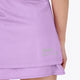 Osaka women tee short sleeve in light purple with logo in grey. Back detail logo view
