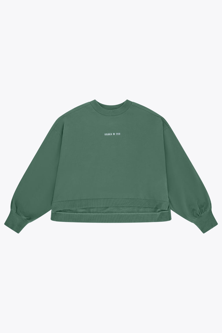 Osaka Women Cropped Sweater | Bayou Green