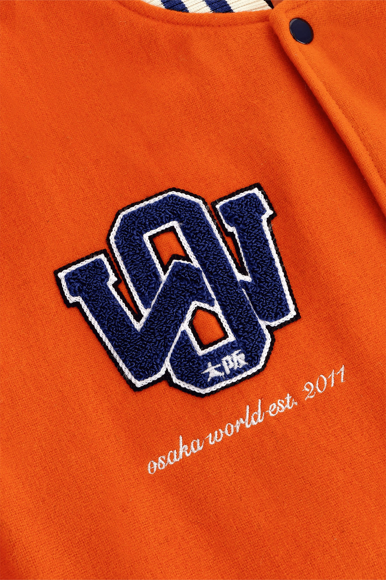 Bloemendaal Varsity Jacket | Orange