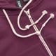 Osaka Women Cropped Full Zip Hoodie | Cherry Lacquer