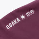 Osaka Women Cropped Full Zip Hoodie | Cherry Lacquer
