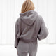 Osaka Women Cropped Full Zip Hoodie | Cloudburst