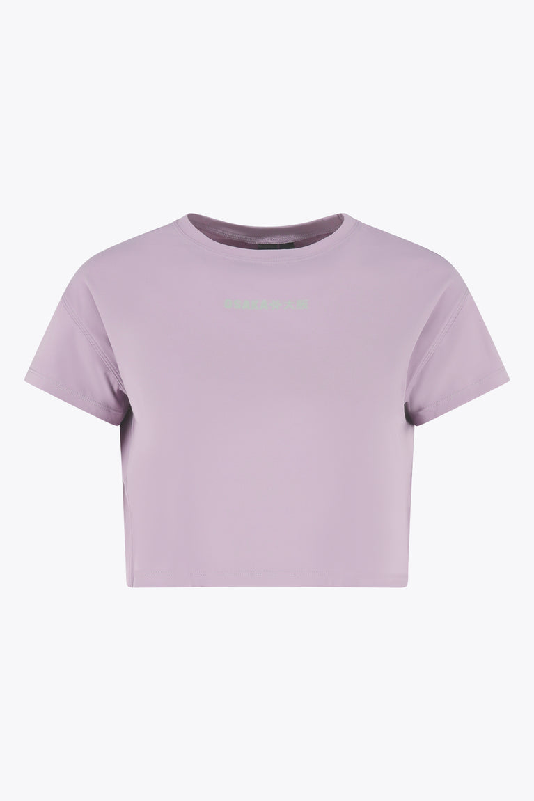 Osaka Women Loose Cropped Tee | Purple