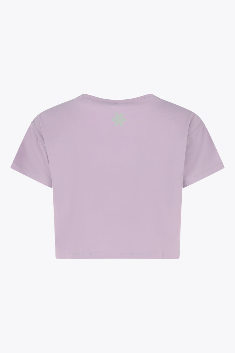 Osaka Women Loose Cropped Tee | Purple