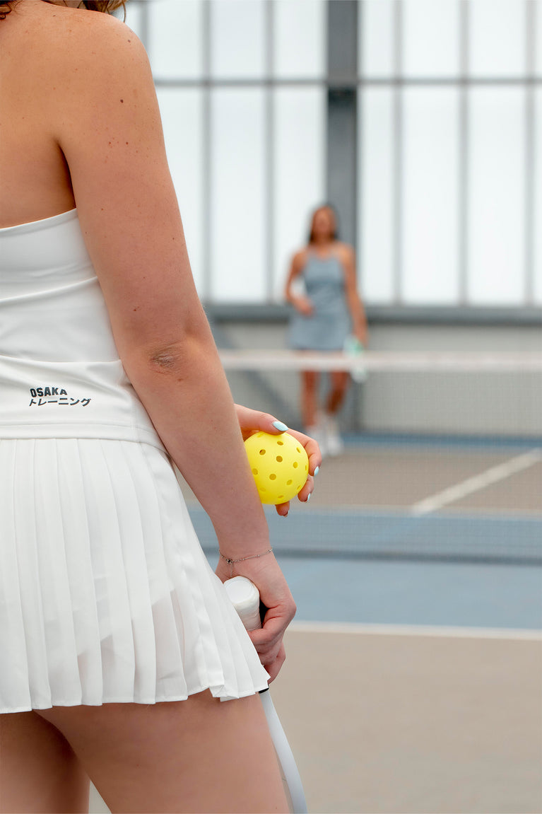 Osaka Women Pleated Skort | White