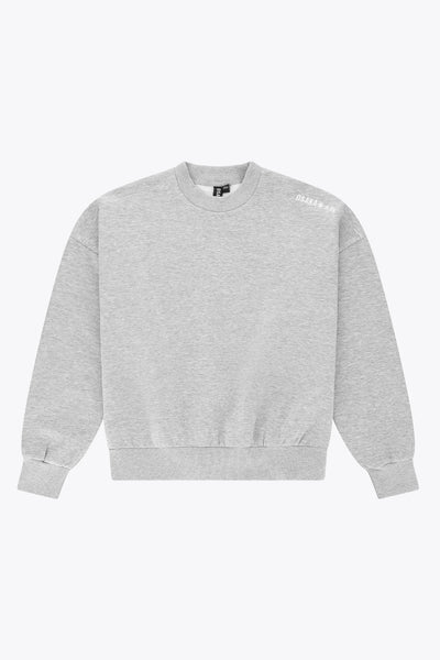 Osaka Men Boxy Sweater | Heather Grey | Osaka World