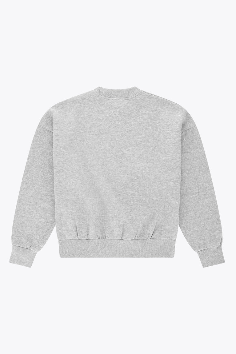 Osaka Men Boxy Sweater | Heather Grey