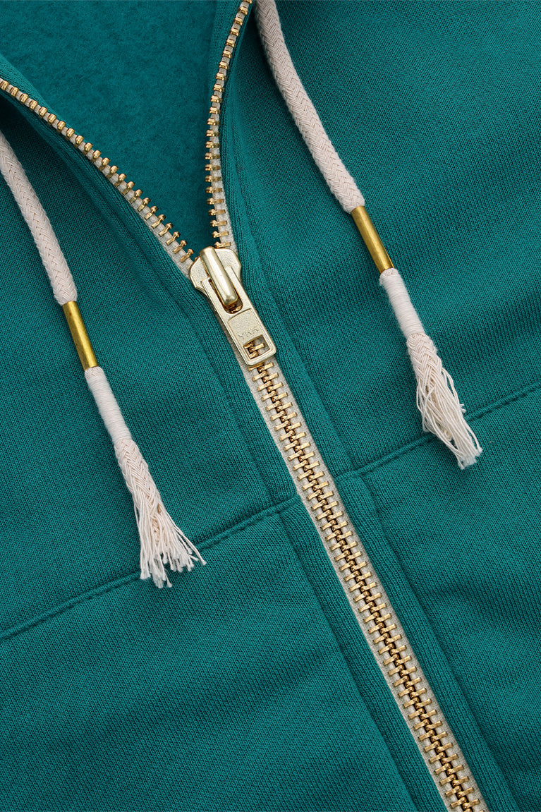 Osaka Men Full Zip Hoodie | Transformative Teal