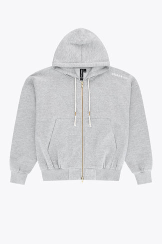 Osaka Osaka Men Full Zip Hoodie | Heather Grey - Hoodies Apparel
