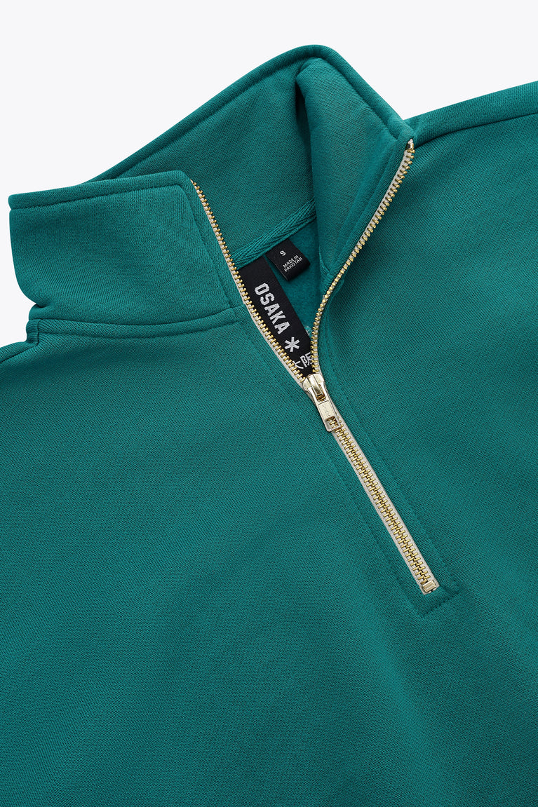 Osaka Men Half Zip Sweater | Transformative Teal