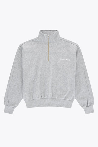 Color Men Half Zip Sweater Osaka Osaka Men Half Zip Sweater | Heather Grey - Sweatshirts Apparel